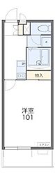 LEONEXTアヴニール湘南 1Kの間取図画像