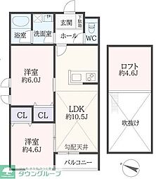 Lumiere Kurobe(ルミエール黒部) 2LDKの間取図画像
