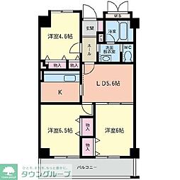 ヌーベルバーグ湘南 3LDKの間取図画像