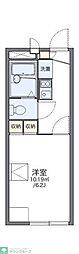 レオパレススマート 1Kの間取図画像