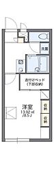 レオパレスエスポワール堀の内 1Kの間取図画像