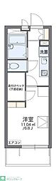 レオパレス菱沼 1Kの間取図画像