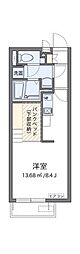 レオネクストプランタン ワンルームの間取図画像