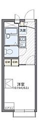 シャトーナカジマC棟 1Kの間取図画像