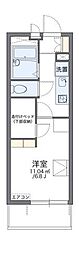 オリビア 1Kの間取図画像