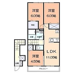 木もれ陽 3LDKの間取図画像