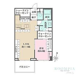 スタイルハウス目黒緑が丘 1LDKの間取図画像