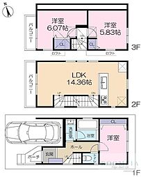 世田谷区奥沢2丁目戸建て 1階