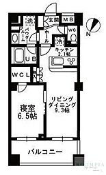 シャンピアグランデ深沢 1LDKの間取図画像