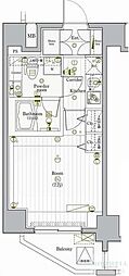 PREMIUMCUBEG駒沢大学 1Kの間取図画像