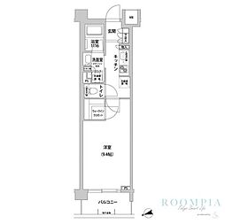 コンフォリア目黒青葉台 1Kの間取図画像