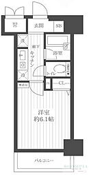 日神パレステージ三軒茶屋2 1Kの間取図画像