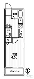 T's Cuore馬込I 1Kの間取図画像
