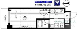 ステージファースト桜新町 1Kの間取図画像