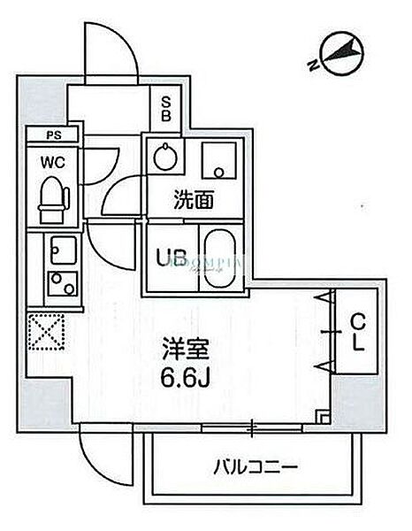 N-stage　Nerimakitamachi 407｜東京都練馬区北町１丁目(賃貸マンション1K・4階・26.13㎡)の写真 その2