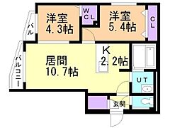 物件の間取り