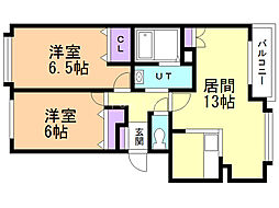 クリスタルリバー参番館 3階