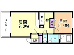 間取図画像 1LDK