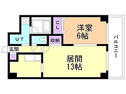 間取図画像 1LDK