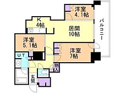 間取図画像 3LDK