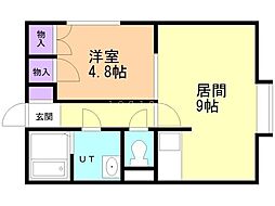 間取図画像 1LDK