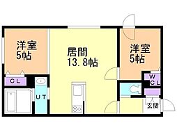 札幌市営南北線 麻生駅 徒歩2分 4階/-