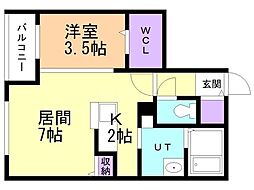 間取図画像 1LDK