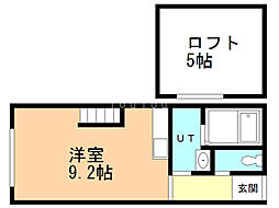 Noel,ms ワンルームの間取図画像