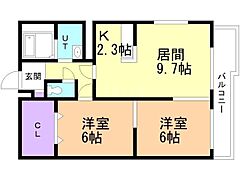 物件の間取り