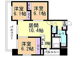 アコード23 3LDKの間取図画像