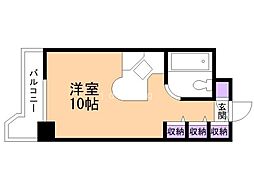 ラ・パルフェ・ド・札幌 ワンルームの間取図画像