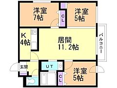 物件の間取り
