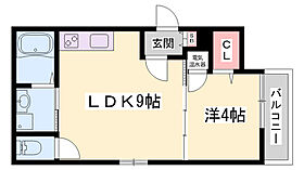 サントークII  ｜ 兵庫県姫路市飾磨区三宅1丁目（賃貸アパート1LDK・1階・30.63㎡） その2