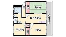 アルテハイム姫路  ｜ 兵庫県姫路市北平野南の町（賃貸マンション3DK・1階・66.73㎡） その2