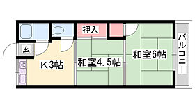 堀留ハイツ  ｜ 兵庫県姫路市野里堀留町（賃貸アパート2K・1階・34.92㎡） その2