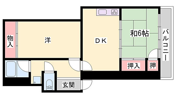 アバニティー東出口 ｜兵庫県加東市社(賃貸マンション2LDK・3階・56.55㎡)の写真 その2