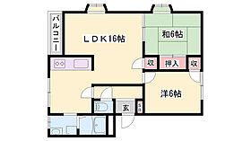 銀の馬車道壱番館C  ｜ 兵庫県姫路市砥堀（賃貸マンション2LDK・1階・58.00㎡） その2