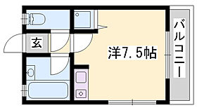 Ｍハイツ城北  ｜ 兵庫県姫路市城北本町1丁目（賃貸アパート1R・1階・20.00㎡） その2