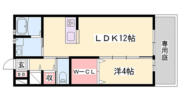 AI ｜兵庫県姫路市北条梅原町(賃貸アパート1LDK・1階・41.40㎡)の写真 その2