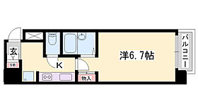 ジュネス姫路II  ｜ 兵庫県姫路市飾磨区三宅1丁目（賃貸マンション1K・4階・22.51㎡） その2