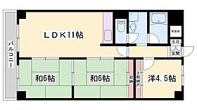 エバーグリーン車崎  ｜ 兵庫県姫路市南車崎2丁目（賃貸マンション3LDK・7階・60.38㎡） その2