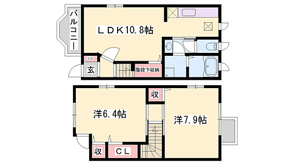 プレアデスC ｜兵庫県加東市社(賃貸アパート2LDK・1階・60.24㎡)の写真 その2