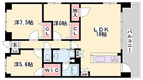 ワコーレ姫路城巽ガーデンズ  ｜ 兵庫県姫路市北条口3丁目（賃貸マンション3LDK・13階・80.05㎡） その2