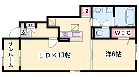 コンフォーティア2　B  ｜ 兵庫県姫路市網干区興浜（賃貸アパート1LDK・1階・50.01㎡） その2