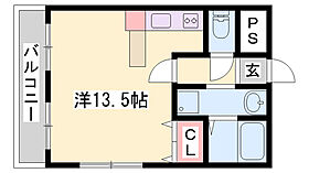 グランドール姫路  ｜ 兵庫県姫路市南畝町1丁目（賃貸マンション1R・4階・34.02㎡） その2