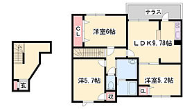 兵庫県姫路市仁豊野（賃貸アパート3LDK・2階・63.76㎡） その2