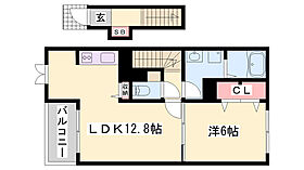 Le ciel bleu  ｜ 兵庫県相生市双葉2丁目（賃貸アパート1LDK・2階・49.17㎡） その2