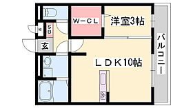 ノア東山　B棟  ｜ 兵庫県姫路市東山（賃貸アパート1LDK・3階・35.10㎡） その2