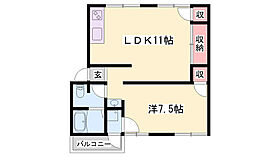 ＳＩＳＡ野里II  ｜ 兵庫県姫路市野里（賃貸マンション1LDK・2階・43.37㎡） その2