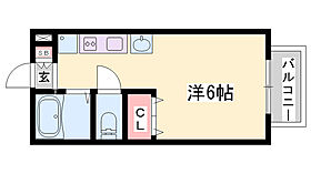 エステートピアミナト  ｜ 兵庫県姫路市飾磨区宮（賃貸アパート1R・1階・21.53㎡） その2